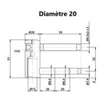 Exacta | femelle réglable